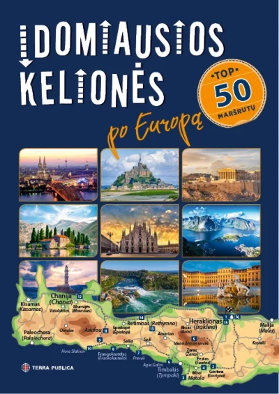 Knyga Idomiausios keliones po Europa (Leidykla TerraPublica)