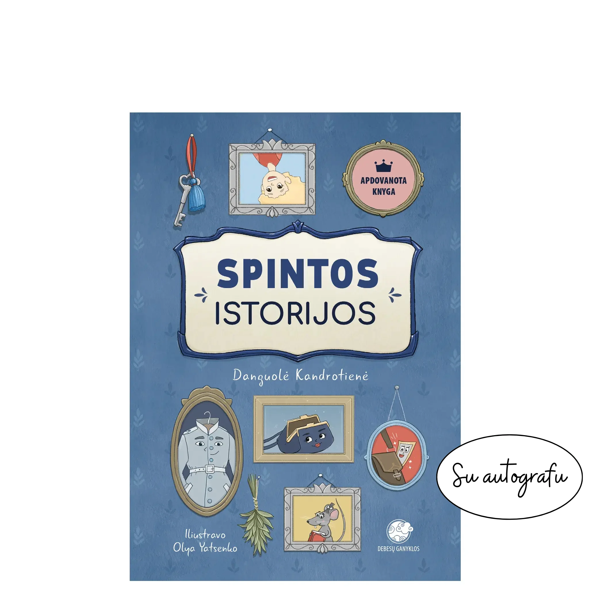 „Spintos istorijos“ su autografu