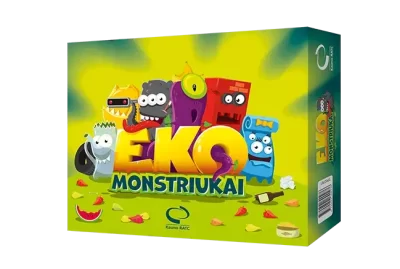 Zaidimas EKOmonstriukai (Leidykla Terra Publica)
