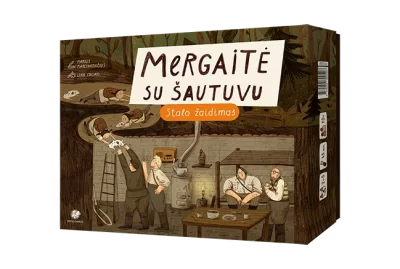 Zaidimas Mergaite su sautuvu (Leidykla Debesu ganyklos)