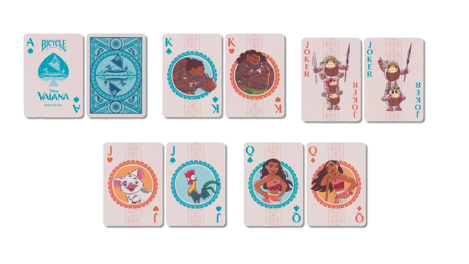 Zaidimas Disney Vaiana zaidimo kortos