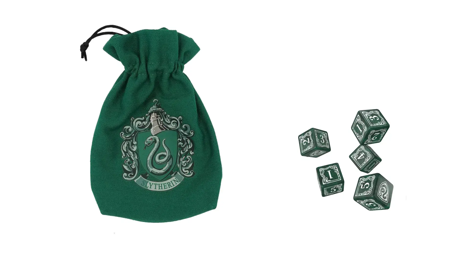 Zaidimas Harry Potter. Slytherin Dice and Pouch