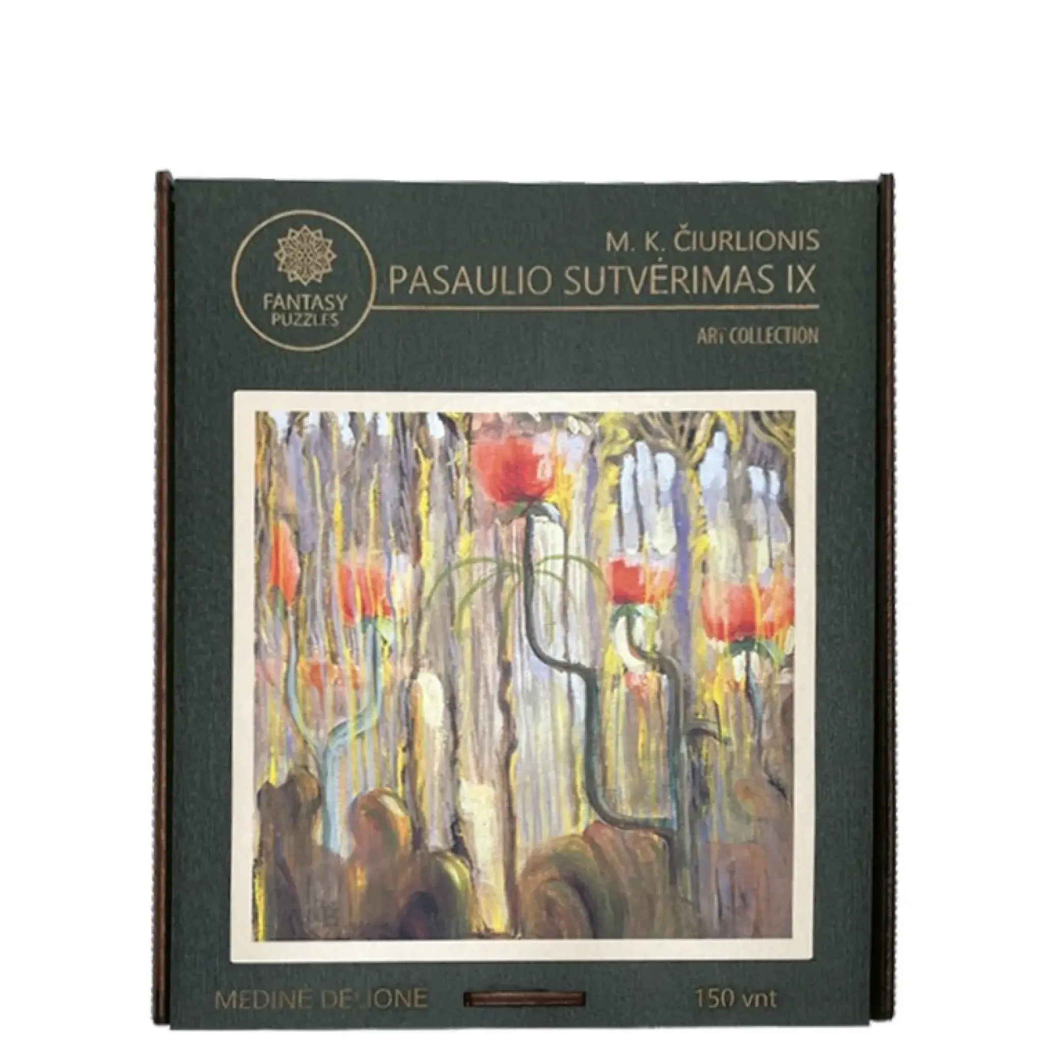 M.K. Čiurlionis Pasaulio sutvėrimas IX Medinė Dėlionė M Dydis (150 detalių)