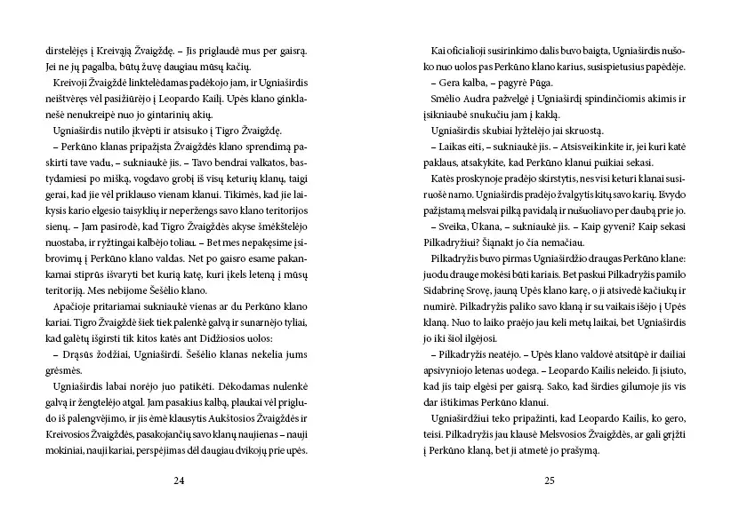 Knyga Klanu kariai Pavojingu taku (7)