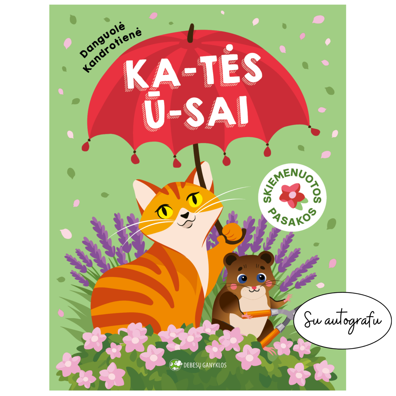 Katės Ūsai: skiemenuotos pasakos (su autografu)