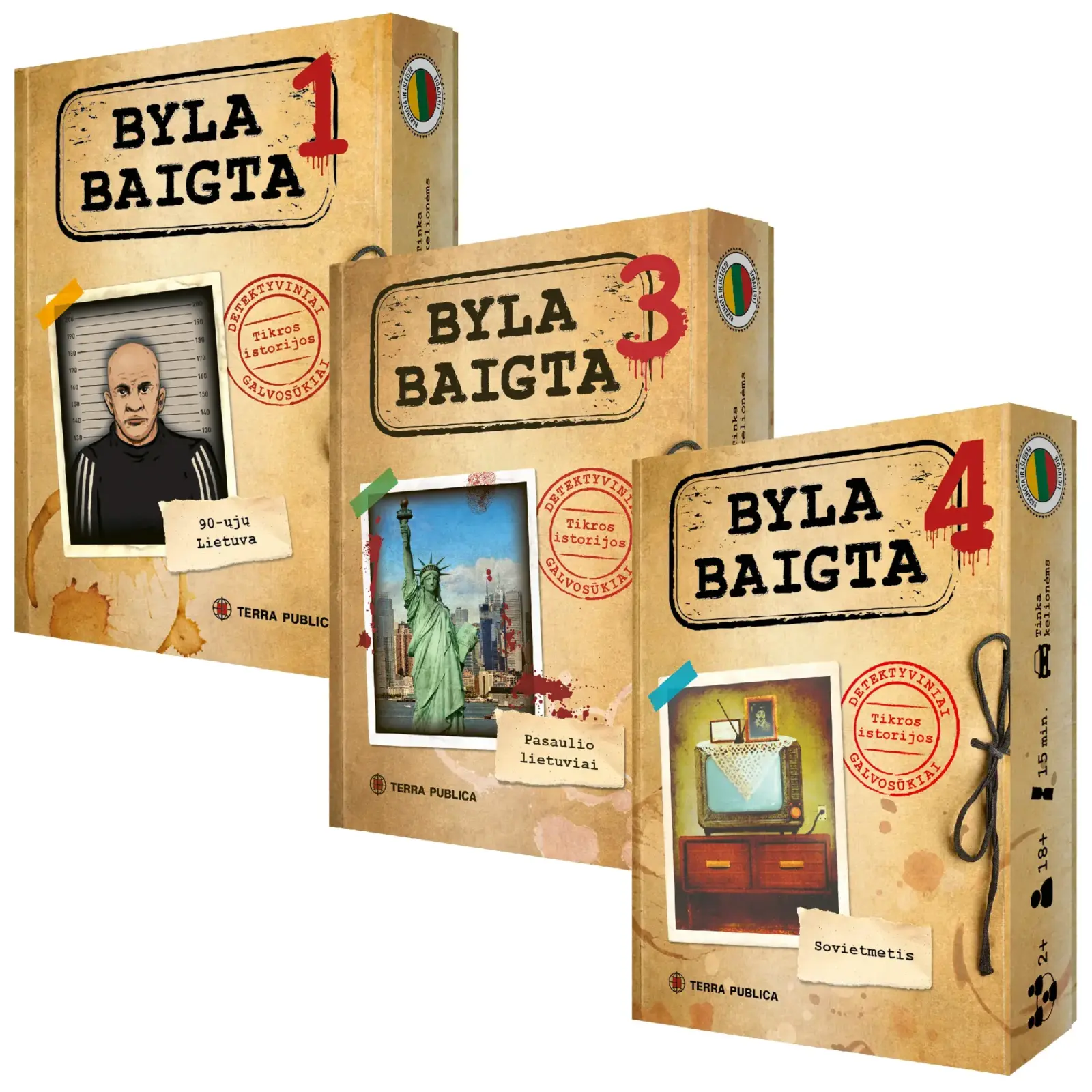Rinkinys „Byla baigta“ (1, 3, 4 dalys)