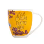 Puodelis „Viskas pasidaro darymo būdu“